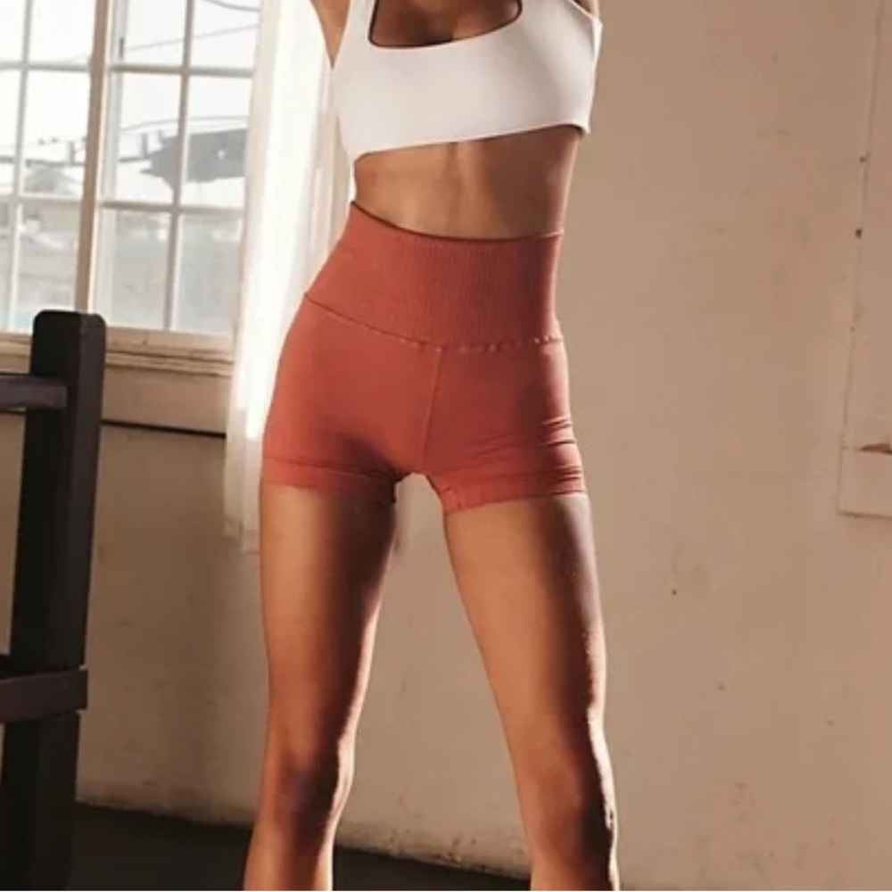 fp movement good karma shorts in burnt orange